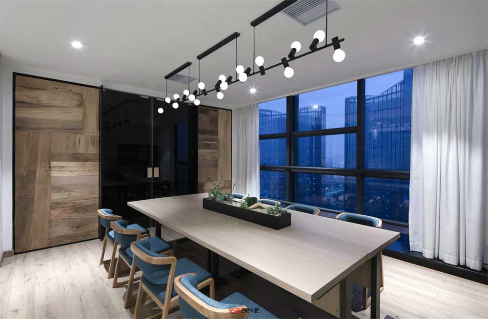 深圳南山智慧廣場新中式風格辦公室裝修設計案例會議區 深圳南山智慧廣場新中式風格辦公室裝修設計案例會議區