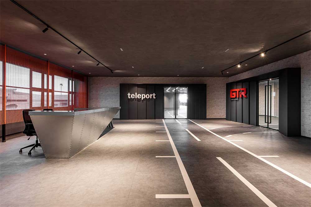 深圳南山區工業風格機場主題辦公室設計裝修-前臺區 深圳南山區工業風格機場主題辦公室設計裝修-前臺區