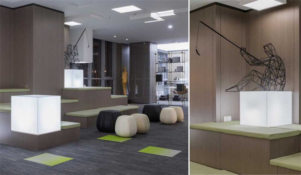 深圳市福田區車公廟現代輕奢辦公室設計裝修休息區 深圳市福田區車公廟現代輕奢辦公室設計裝修休息區