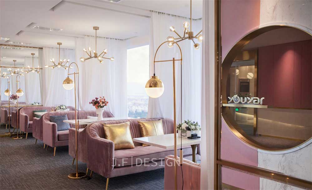 深圳市龍華600平輕奢風辦公室裝修洽談區 深圳市龍華600平輕奢風辦公室裝修洽談區