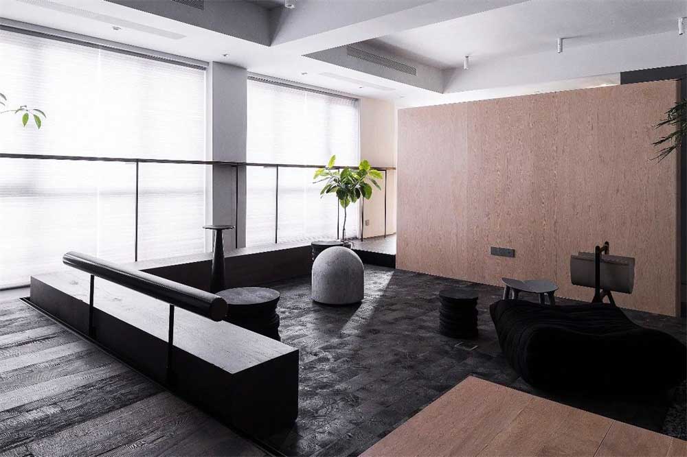 深圳市羅湖1600平原木風辦公室裝修設計接待區 深圳市羅湖1600平原木風辦公室裝修設計接待區