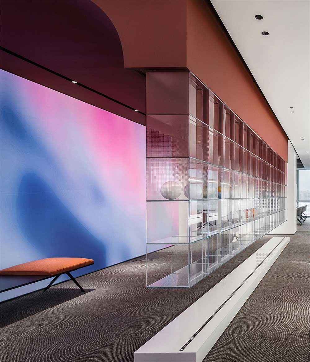 深圳市南山現代輕奢辦公室前廳亞克力裝飾 深圳市南山現代輕奢辦公室前廳亞克力裝飾