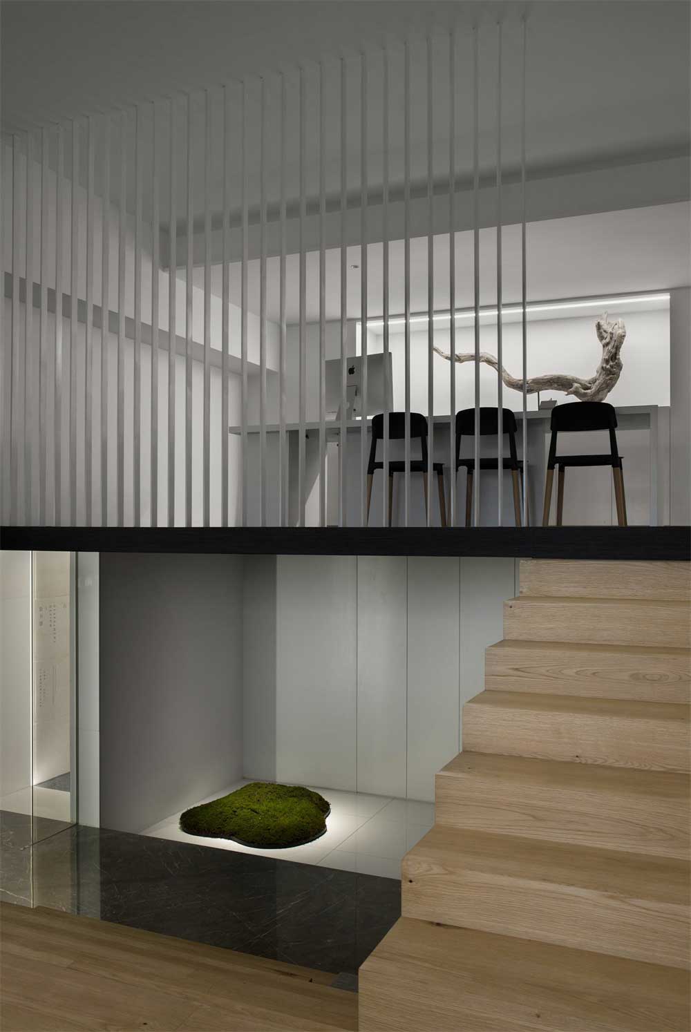 深圳市南山1000平新中式設計機構裝修樓梯 深圳市南山1000平新中式設計機構裝修樓梯