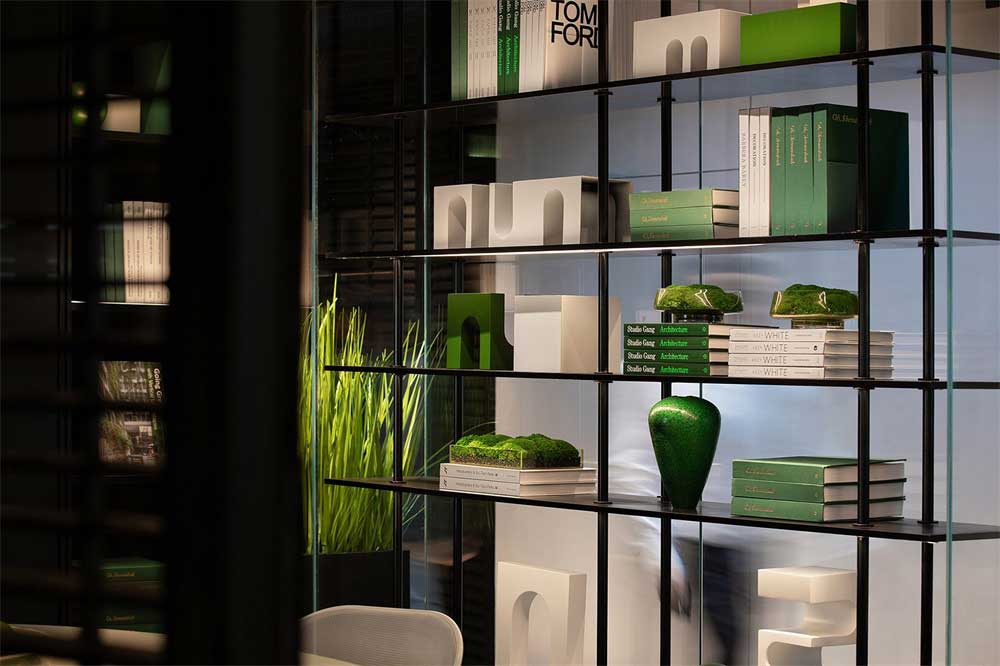 深圳龍崗500平方工業風辦公室裝修裝飾展示置物架 深圳龍崗500平方工業風辦公室裝修裝飾展示置物架