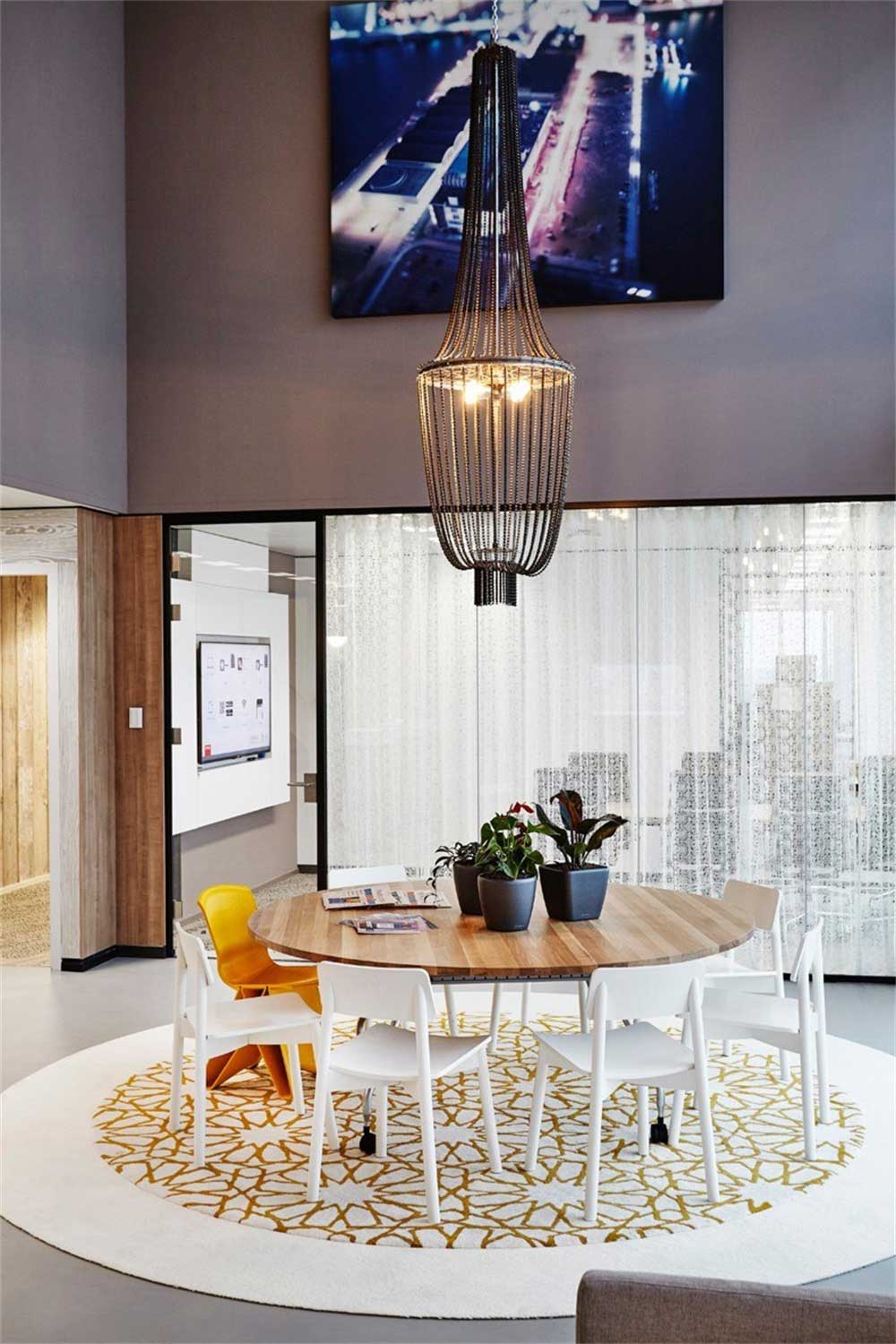 深圳鹽田壹海城簡約風格辦公室裝修設計案例員工用餐區 深圳鹽田壹海城簡約風格辦公室裝修設計案例員工用餐區