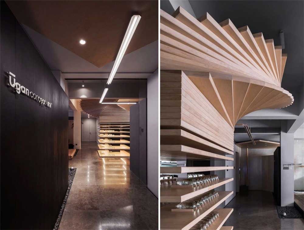 深圳市羅湖1600平原木風辦公室裝修設計門廳 深圳市羅湖1600平原木風辦公室裝修設計門廳