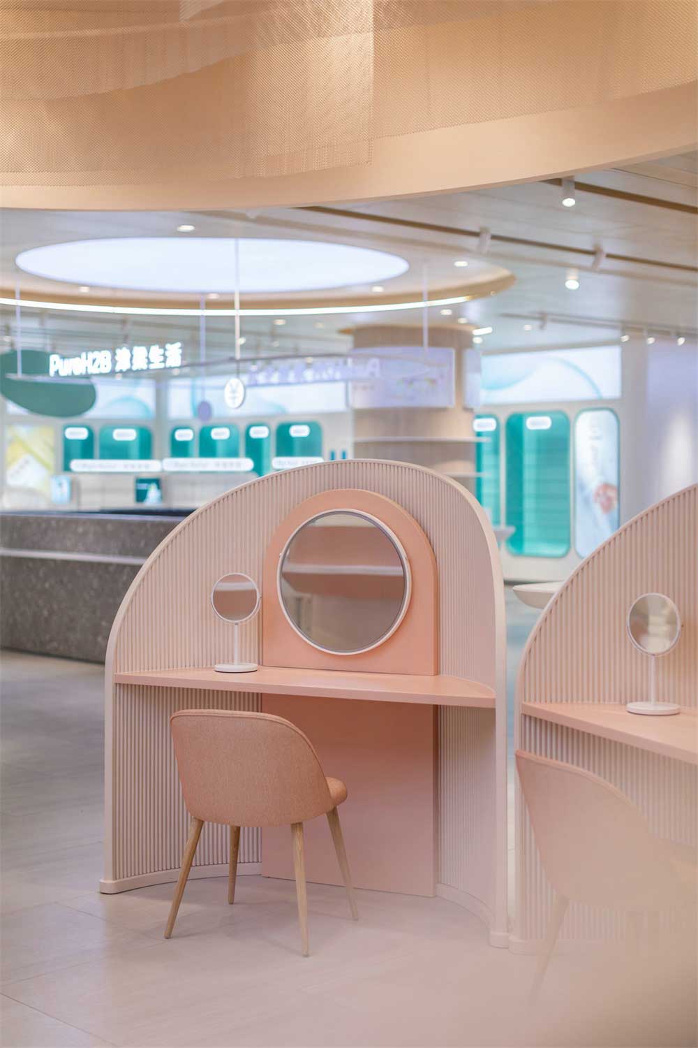 深圳龍華區PureH2B津梁生活實體店鋪設計裝修-化妝區 深圳龍華區PureH2B津梁生活實體店鋪設計裝修-化妝區