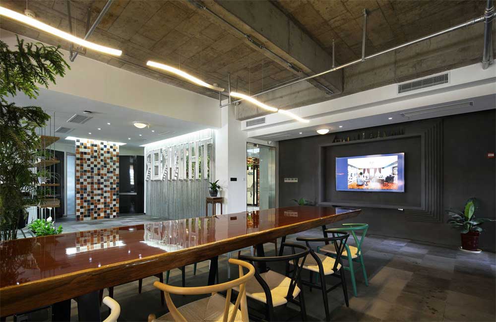 深圳南山香江金融中心工業(yè)風辦公室裝修設計案例會議區(qū) 深圳南山香江金融中心工業(yè)風辦公室裝修設計案例會議區(qū)