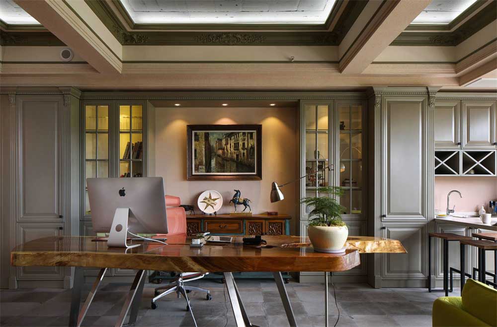 深圳南山香江金融中心工業(yè)風辦公室裝修設計案例董事長辦公室裝飾儲物柜 深圳南山香江金融中心工業(yè)風辦公室裝修設計案例董事長辦公室裝飾儲物柜