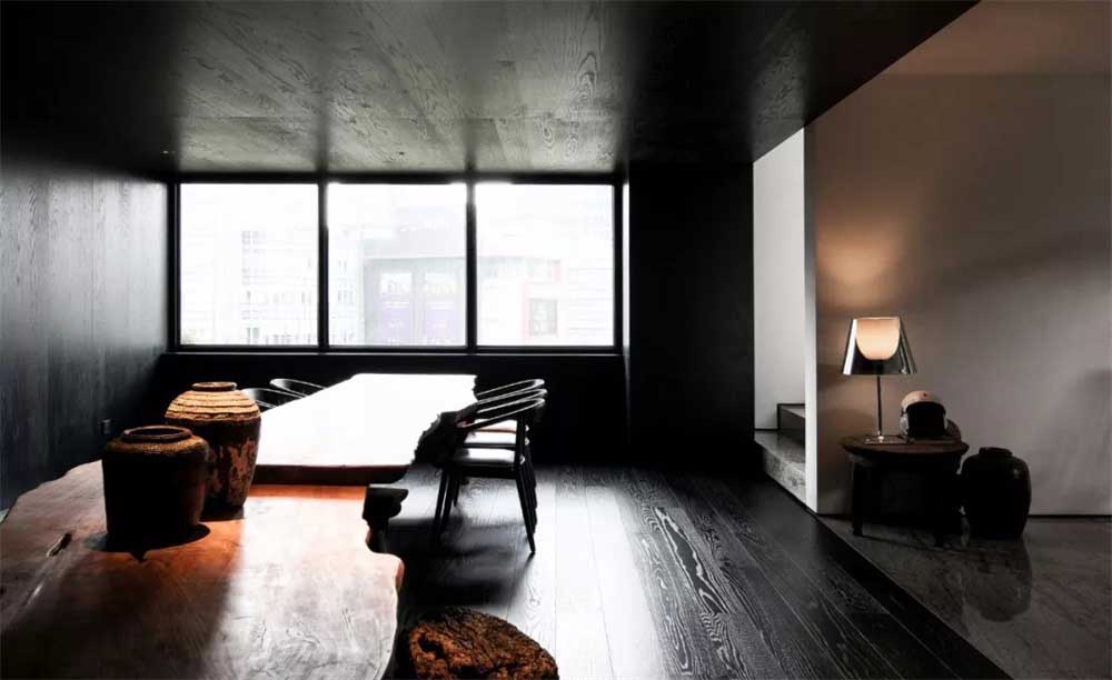 深圳市龍華1200平新中式風辦公室裝修辦公區