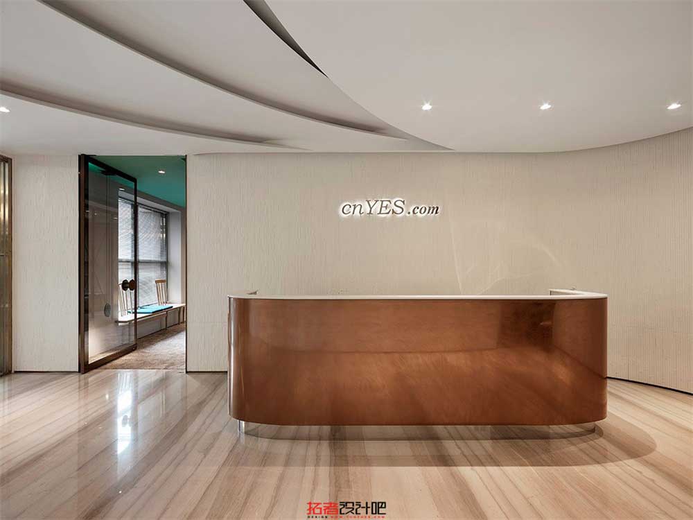 深圳龍華信利康樂創薈大廈簡約風格辦公室裝修設計案例前臺服務區 深圳龍華信利康樂創薈大廈簡約風格辦公室裝修設計案例前臺服務區