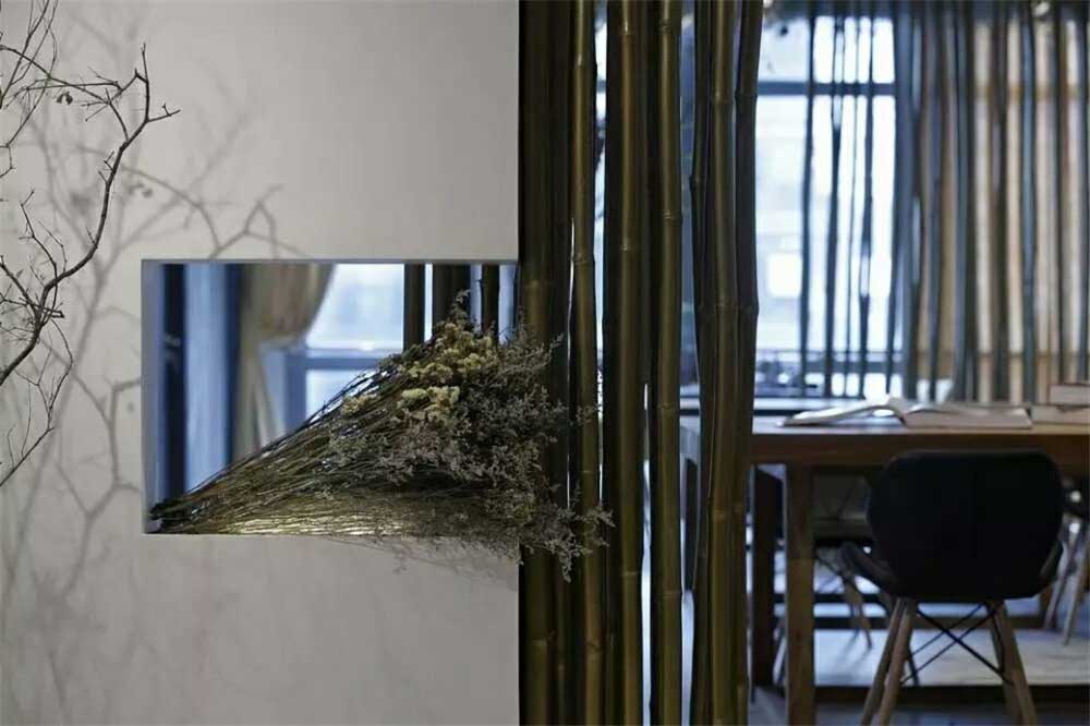 深圳坪山200平方新中式風(fēng)格辦公室裝修玄關(guān)區(qū)背景墻工藝細(xì)節(jié) 深圳坪山200平方新中式風(fēng)格辦公室裝修玄關(guān)區(qū)背景墻工藝細(xì)節(jié)