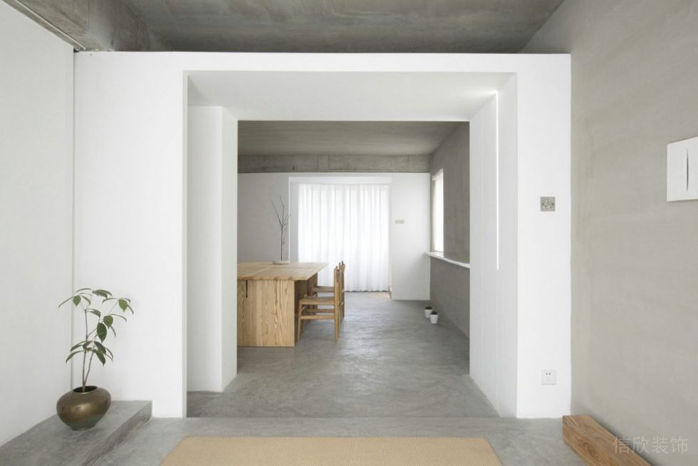 辦公室裝修設(shè)計(jì)墻體環(huán)形白色隔斷