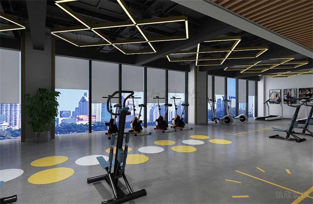 武漢中航健身房裝修設(shè)計
