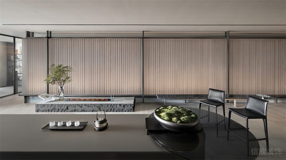 深圳龍華300平方簡(jiǎn)約風(fēng)格辦公室裝修茶室效果圖