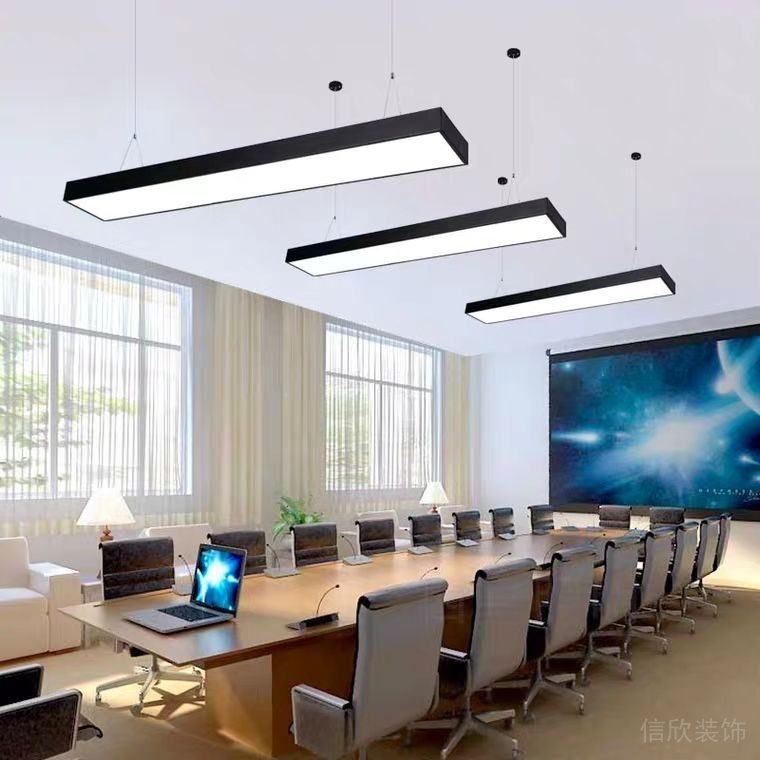 比較簡單的會議室效果圖案例設計