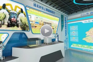 科學館led顯示屏科普展示燈飾設計客服中心前臺區裝修效果