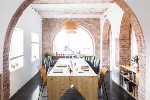 深圳龍崗康利城極簡風(fēng)格小型辦公室裝修設(shè)計(jì)案例辦公區(qū)效果圖