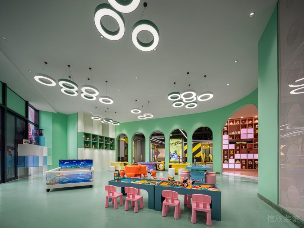 深圳市福田區(qū)筆架山北歐風(fēng)兒童樂園裝修游樂區(qū)