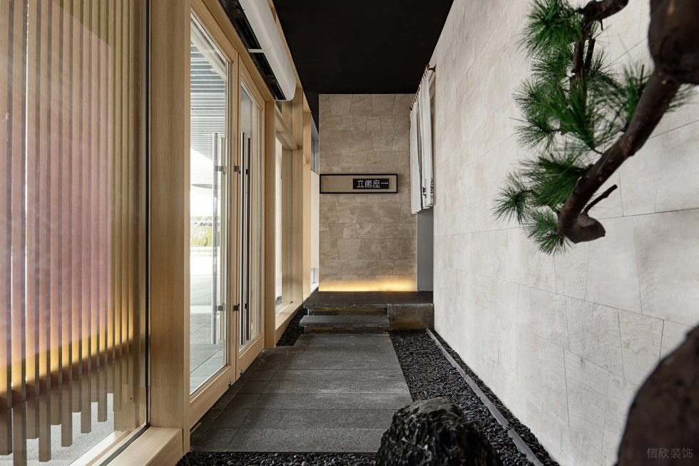 深圳福田天健時(shí)尚新天地和風(fēng)日式料理餐廳裝修案例玄關(guān)過(guò)道 深圳福田天健時(shí)尚新天地和風(fēng)日式料理餐廳裝修案例玄關(guān)過(guò)道