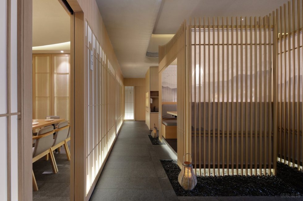 深圳福田天健時(shí)尚新天地和風(fēng)日式料理餐廳裝修案例走廊 深圳福田天健時(shí)尚新天地和風(fēng)日式料理餐廳裝修案例走廊