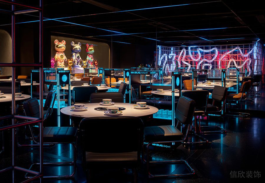 深圳羅湖京基鳳凰印象現(xiàn)代風格火鍋店裝修案例大廳燈光效果 深圳羅湖京基鳳凰印象現(xiàn)代風格火鍋店裝修案例大廳燈光效果