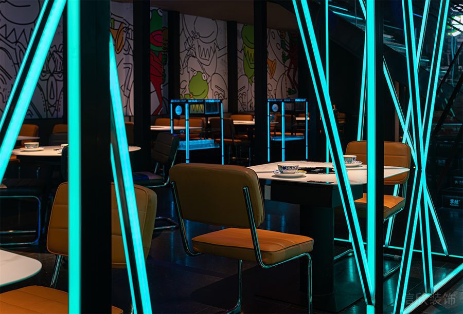 深圳羅湖京基鳳凰印象現(xiàn)代風格火鍋店裝修案例雙人用餐區(qū) 深圳羅湖京基鳳凰印象現(xiàn)代風格火鍋店裝修案例雙人用餐區(qū)