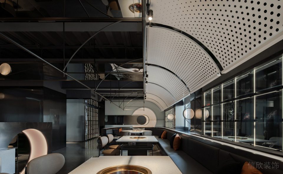 深圳龍華中海匯德理工業(yè)風(fēng)火鍋店裝修案例家具組合 深圳龍華中海匯德理工業(yè)風(fēng)火鍋店裝修案例家具組合