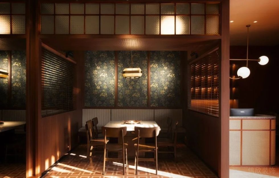 深圳羅湖招商中環日式風格火鍋店裝修案例卡座 深圳羅湖招商中環日式風格火鍋店裝修案例卡座