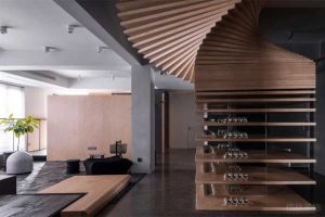 深圳市羅湖1600平原木風(fēng)辦公室裝修