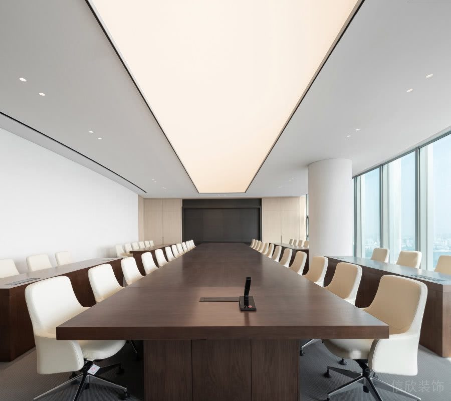 深圳南山華潤置地大廈1000平方米后現代極簡風格辦公室裝修案例會議室 深圳南山華潤置地大廈1000平方米后現代極簡風格辦公室裝修案例會議室