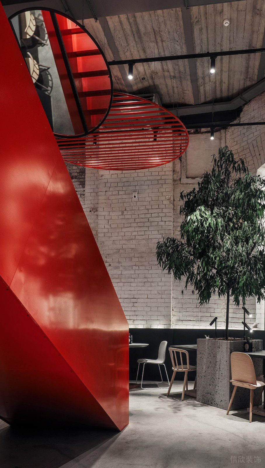 深圳龍崗百合山莊工業風披薩店裝修案例綠植裝飾 深圳龍崗百合山莊工業風披薩店裝修案例綠植裝飾