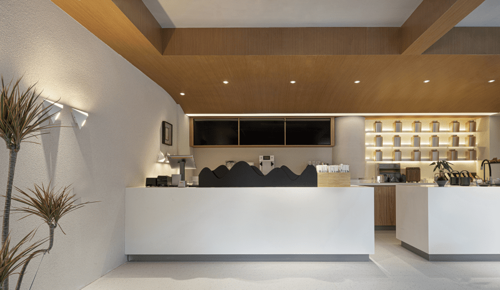 深圳龍崗中海日輝臺簡約風格休閑茶館裝修案例服務臺 深圳龍崗中海日輝臺簡約風格休閑茶館裝修案例服務臺