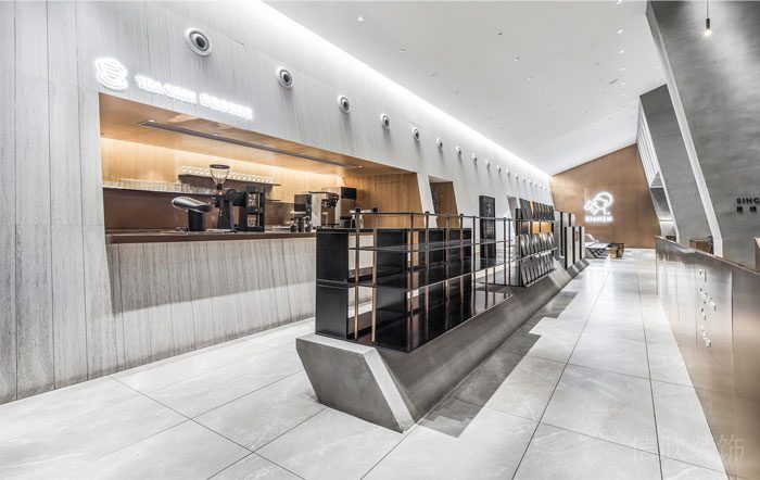 深圳龍崗正中風臨國際中心現代工業風喜茶冷飲店裝修案例展示陳列架 深圳龍崗正中風臨國際中心現代工業風喜茶冷飲店裝修案例展示陳列架