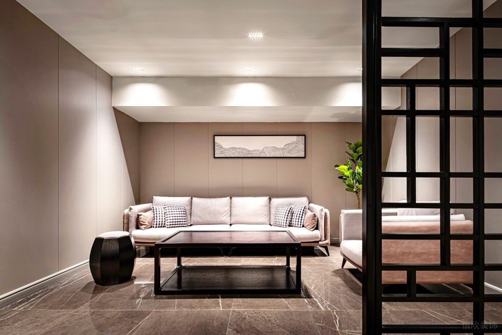 深圳龍華保利悅都現代新中式風格江浙菜餐廳裝修案例豪華包廂休息區 深圳龍華保利悅都現代新中式風格江浙菜餐廳裝修案例豪華包廂休息區