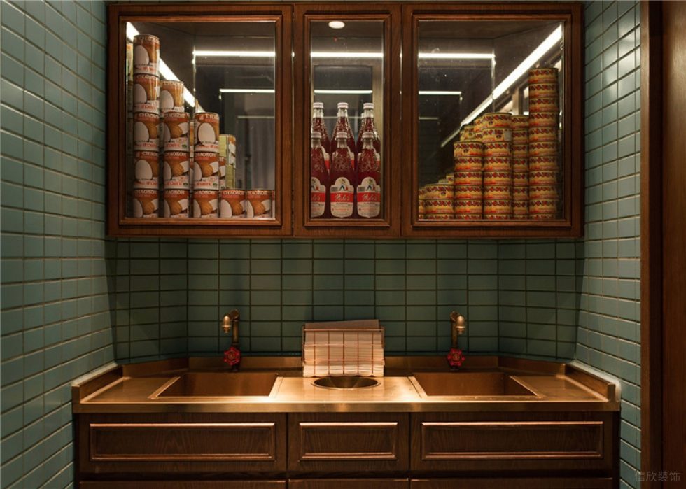 深圳羅湖峰景臺大廈東南亞風格泰國菜餐廳裝修案例洗手臺 深圳羅湖峰景臺大廈東南亞風格泰國菜餐廳裝修案例洗手臺