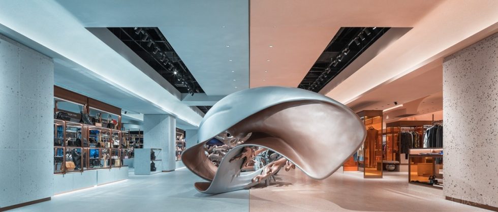 深圳市寶安區(qū)松崗現(xiàn)代風(fēng)買手店概念店裝修設(shè)計(jì)金屬造型 深圳市寶安區(qū)松崗現(xiàn)代風(fēng)買手店概念店裝修設(shè)計(jì)金屬造型