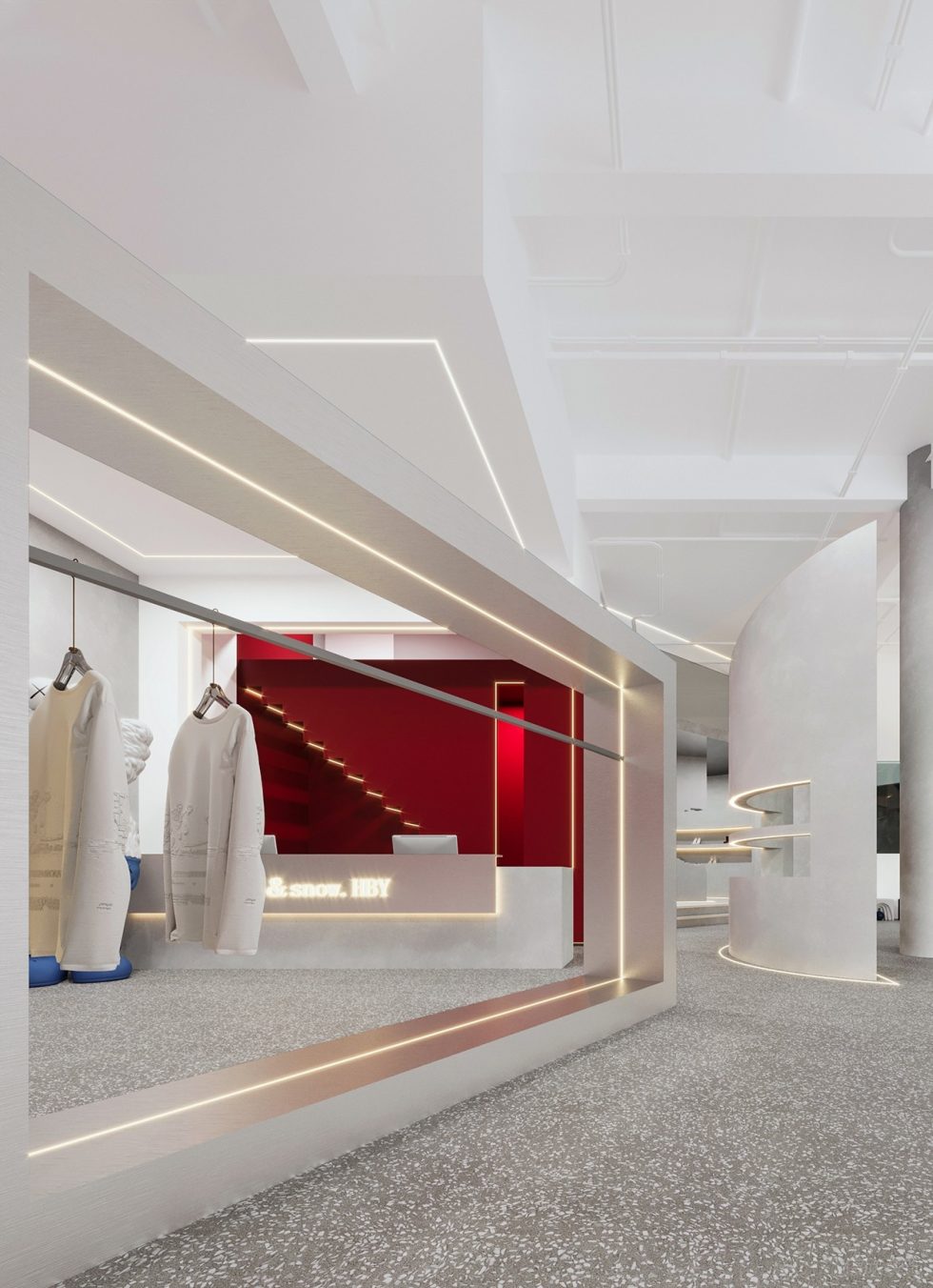 深圳市龍崗區(qū)坂田hby買手店裝修設(shè)計(jì)櫥窗線性燈光 深圳市龍崗區(qū)坂田hby買手店裝修設(shè)計(jì)櫥窗線性燈光