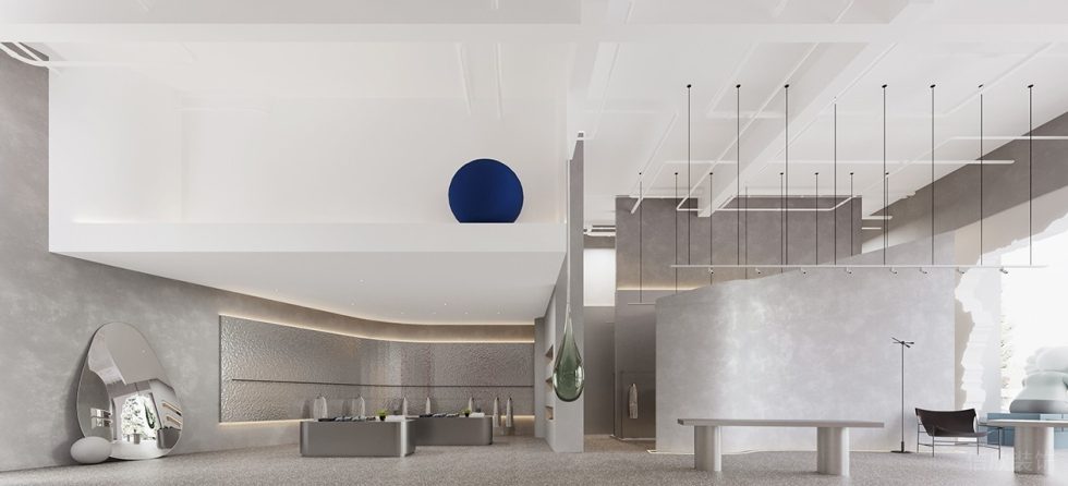 深圳市龍崗區(qū)坂田hby買手店裝修設(shè)計(jì)大廳 (3)