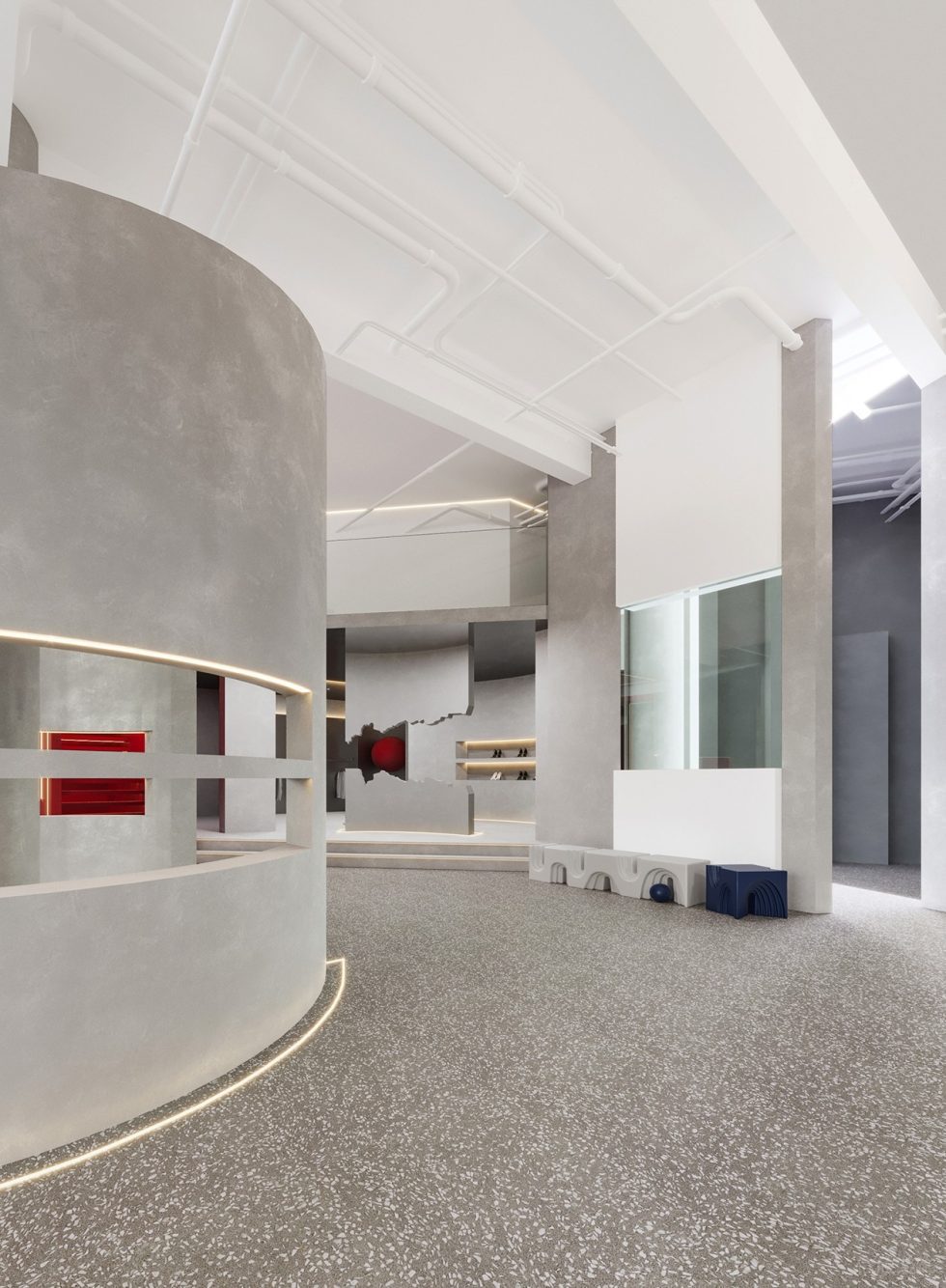 深圳市龍崗區(qū)坂田hby買手店裝修設(shè)計(jì)水磨石地面 深圳市龍崗區(qū)坂田hby買手店裝修設(shè)計(jì)水磨石地面