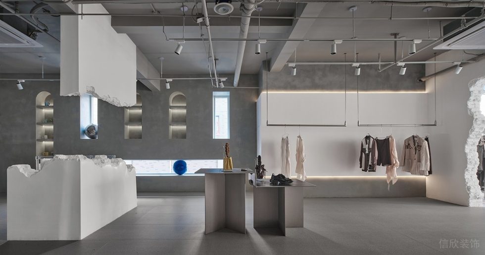 深圳市南山區(qū)后海現(xiàn)代風(fēng)sugar.t 買手店裝修設(shè)計(jì)灰色工業(yè)感頂面 深圳市南山區(qū)后海現(xiàn)代風(fēng)sugar.t 買手店裝修設(shè)計(jì)灰色工業(yè)感頂面