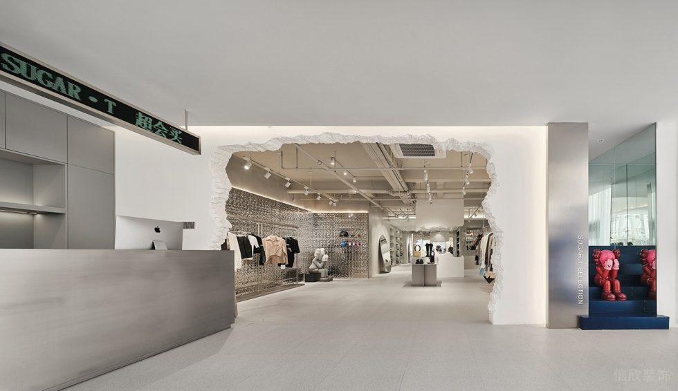 深圳市南山區(qū)后海現(xiàn)代風(fēng)sugar.t 買手店裝修設(shè)計(jì)不銹鋼前臺(tái) 深圳市南山區(qū)后海現(xiàn)代風(fēng)sugar.t 買手店裝修設(shè)計(jì)不銹鋼前臺(tái)