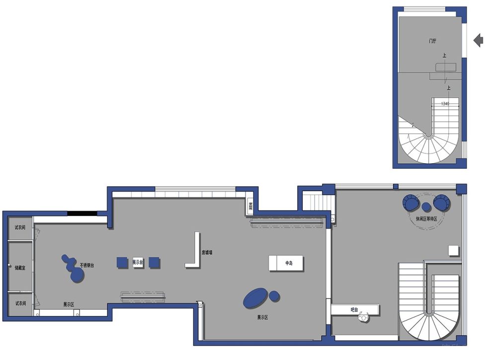 深圳市南山區(qū)后海現(xiàn)代風(fēng)sugar.t 買手店裝修設(shè)計(jì)平面圖 深圳市南山區(qū)后海現(xiàn)代風(fēng)sugar.t 買手店裝修設(shè)計(jì)平面圖