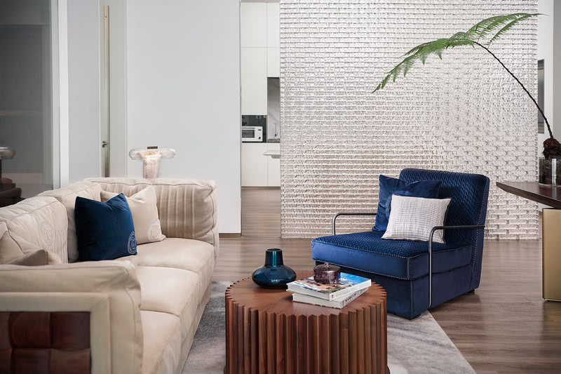 總經理辦公室休息區布藝沙發實木茶幾 總經理辦公室休息區布藝沙發實木茶幾