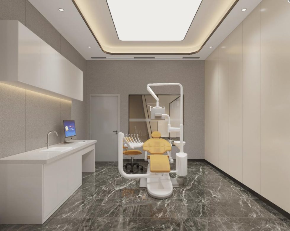 深圳福田新洲大廈華冠口腔牙科診所裝修設計全景圖普通診室 深圳福田新洲大廈華冠口腔牙科診所裝修設計全景圖普通診室