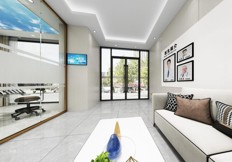 深圳南山科技園訊美科技廣場諾德口腔牙科診所設(shè)計裝修入戶大門 深圳南山科技園訊美科技廣場諾德口腔牙科診所設(shè)計裝修入戶大門