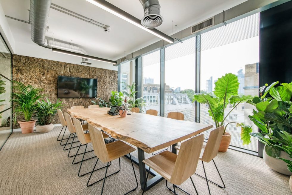 深圳福田京地大廈380平方米田園風格辦公室裝修案例會議室 深圳福田京地大廈380平方米田園風格辦公室裝修案例會議室