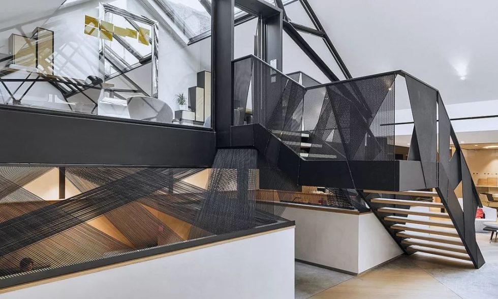 深圳龍崗云里智能園500平方米北歐工業風辦公室裝修案例樓梯 深圳龍崗云里智能園500平方米北歐工業風辦公室裝修案例樓梯