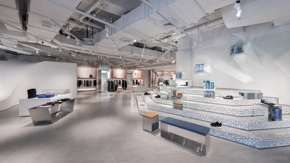 深圳市寶安區沙井現代風艾派零售店裝修設計大廳全景 深圳市寶安區沙井現代風艾派零售店裝修設計大廳全景