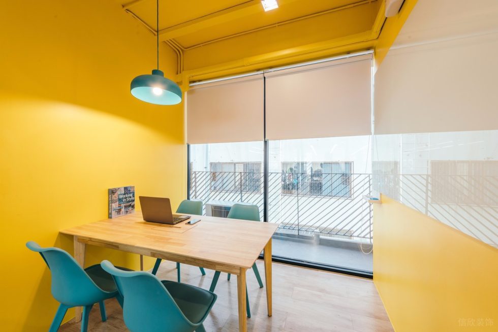 深圳寶安航城智谷中城未來產業園1500平方米簡約主義現代風辦公室裝修案例黃色主題洽談室 深圳寶安航城智谷中城未來產業園1500平方米簡約主義現代風辦公室裝修案例黃色主題洽談室
